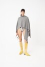 PONCHO TEJIDO Gris