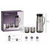 Juego de Jarra y Vasos de Vidrio * 6 Silver