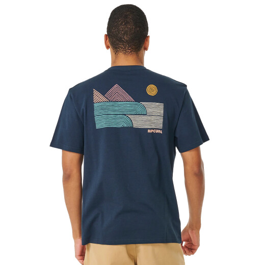 Remera Rip Curl Surf Revival Azul Remera Rip Curl Surf Revival Azul