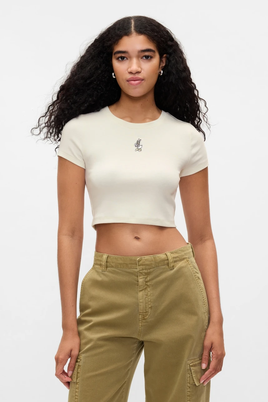 Remera Top Minnie Mujer Ivory Frost