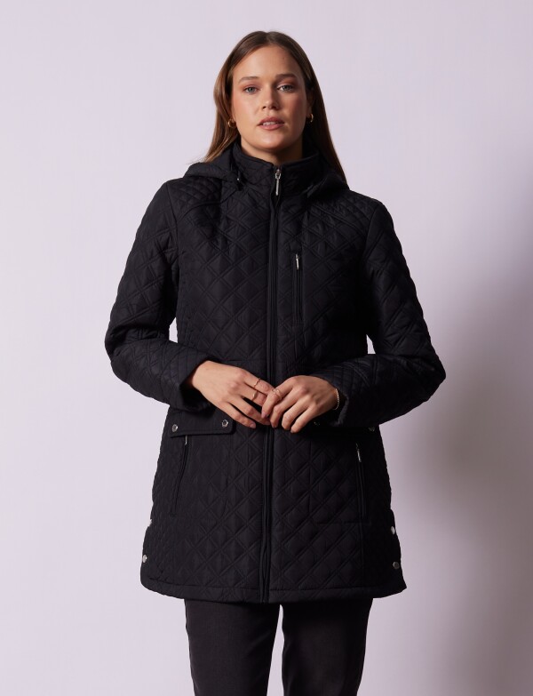 Campera Capitoneada NEGRO