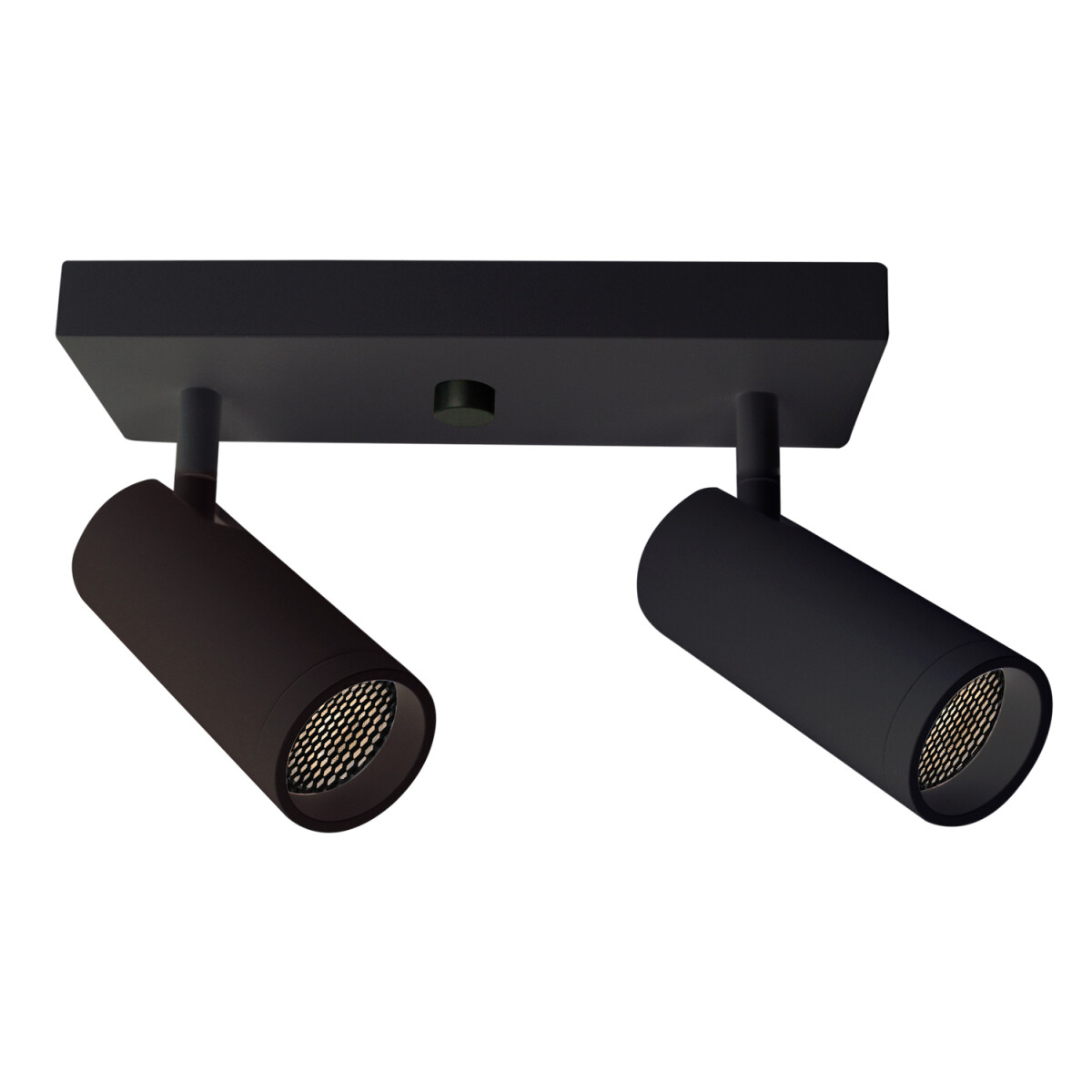 Luminaria de Adosar Long Leticia Doble Orientable Negra 