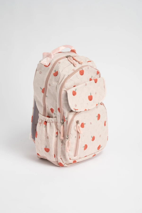 Mochila Flores Blanco