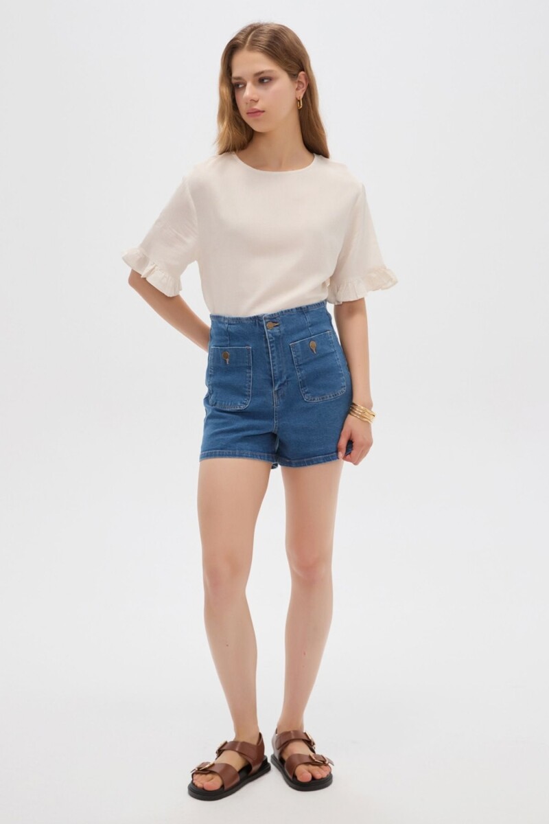 Short Tarei - Azul Medio 
