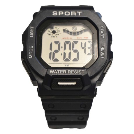 Reloj Deportivo p/ Hombre de Pulsera Waterproof Pantalla Luz Azul Oscuro