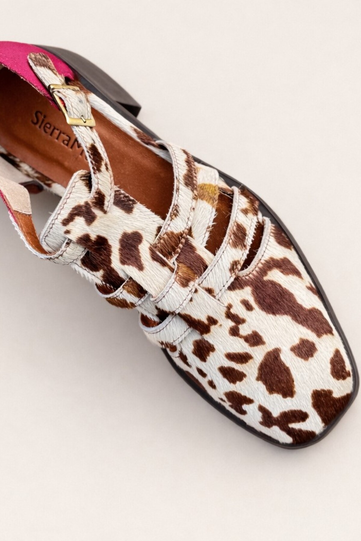 Sandalia Mallorquina Cowhide / Rojo