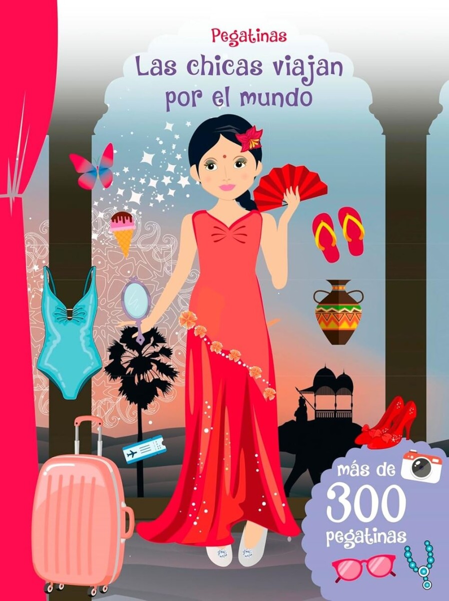 Pegatinas. Las Chicas Viajan Por El Mundo 