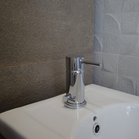 Griferia De Bidet Monocomando Line Temple Fv Cromo 000