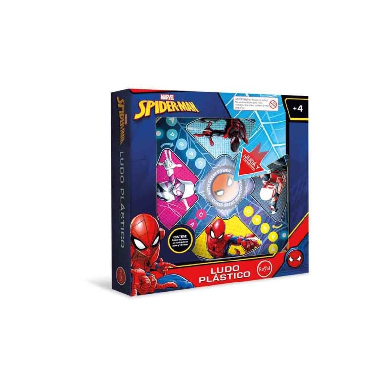 Ludo Infantil Spider-Man – Royal LUDO PLASTICO HOMBRE ARAÑA ROYAL