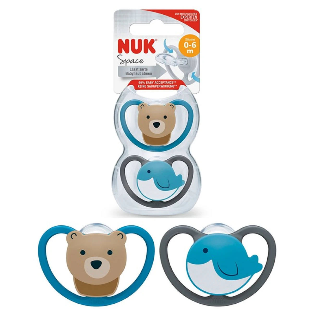 CHUPETE NUK X2 SPACE - UNICO 