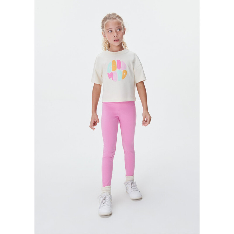 CALCA LEGGING FEM ROSA CLARO