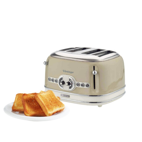 Tostadora 4 ranuras Vintage Beige Ariete Tostadora 4 ranuras Vintage Beige Ariete