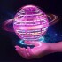 Pelota Mágica Voladora Spinner Luces Recargable Con Control Variante Color Rosa