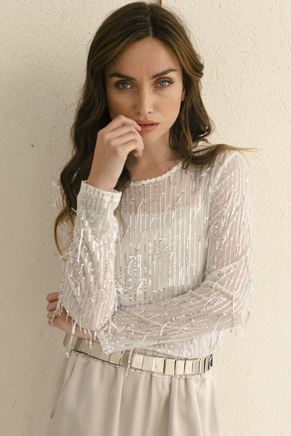 BLUSA MAGIC PLATA