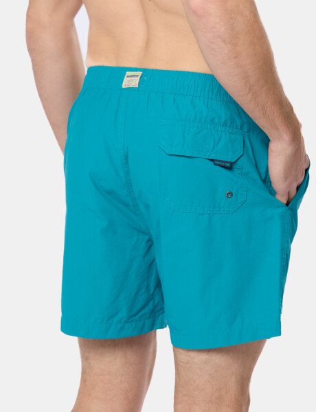 SHORT DE BAÑO LISO Verde Claro