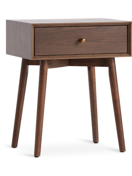 Mesa de luz HOKKSUND 1 cajón roble osc Mesa de luz HOKKSUND 1 cajón roble osc