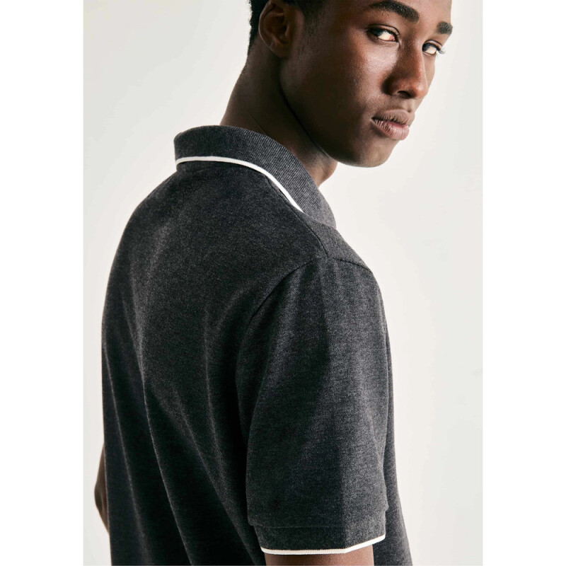 CAMISA POLO MM MASC PRETO