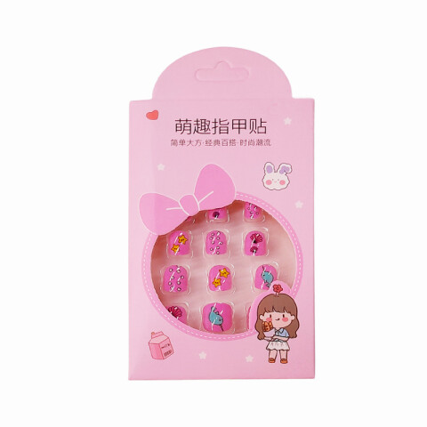 Uñas postizas con stickers Uñas Postizas Con Stickers
