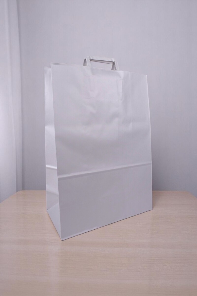 Bolsa lisa acuario 34x17x48 cm - BLANCO 