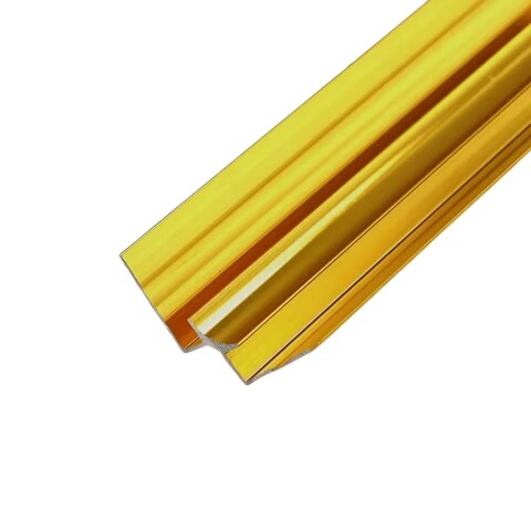 Esquinero interior placa pvc 3mm Dorado Esquinero Interior Placa Pvc 3mm Dorado