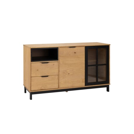 Aparador Bargueño Rack 2p/2c - Madera Maciza - Denise (decor Aparador Bargueño Rack 2p/2c - Madera Maciza - Denise (decor