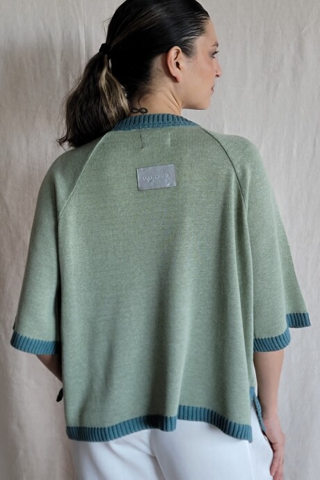 Buzo Kiwi Verde Malva