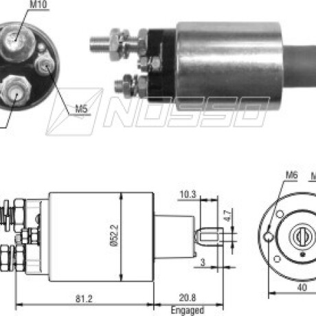 FILTRO COMBUSTIBLE FIAT 1.7D 1.9D ANTI BURBUJA FP.5257 AC.207 P5537 MARENO  — Cymaco