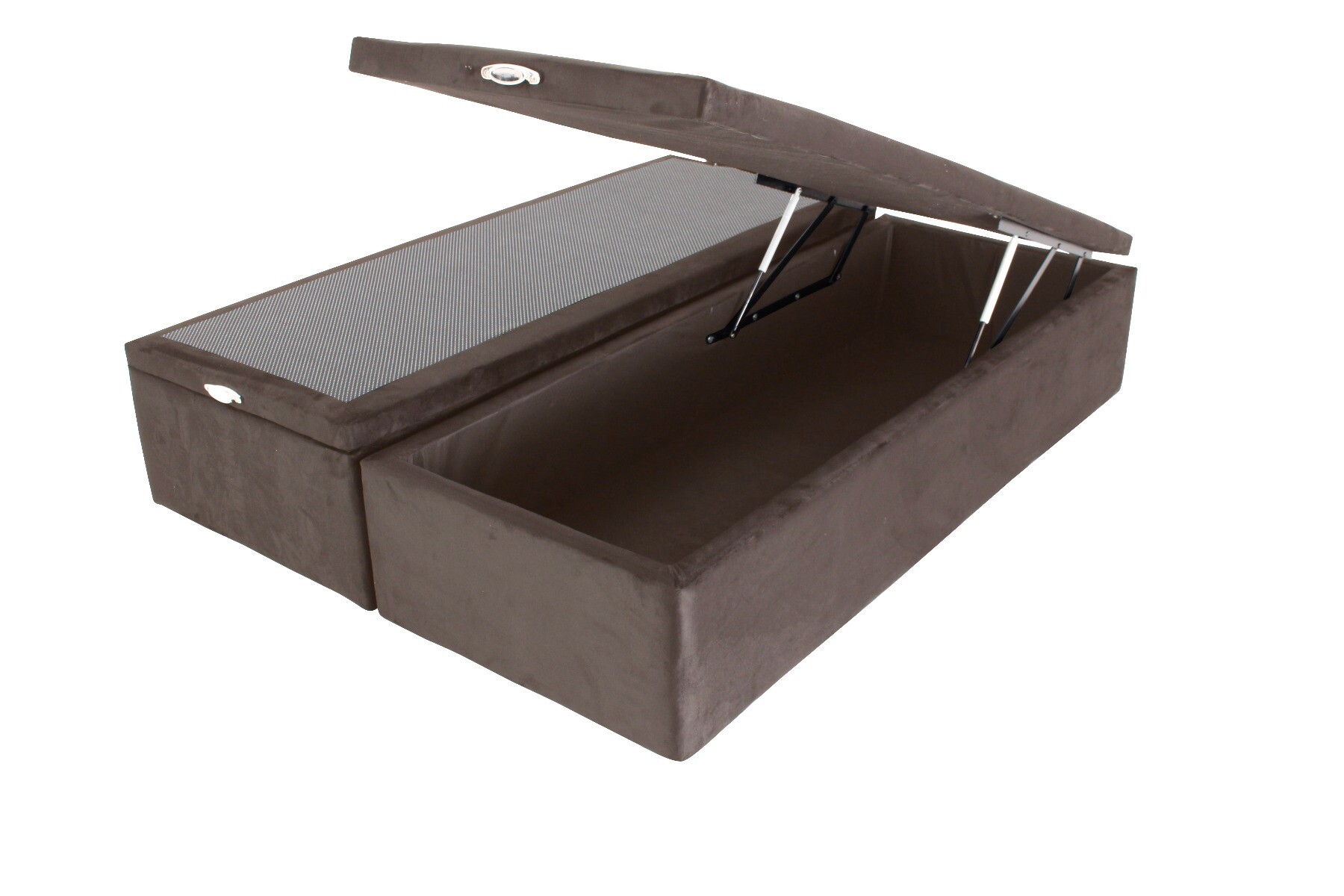 Box Baúl 2 Partes Curvin Queen 158x198x44 - Chocolate 