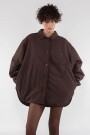 CAMISA OVER 9274 Marron