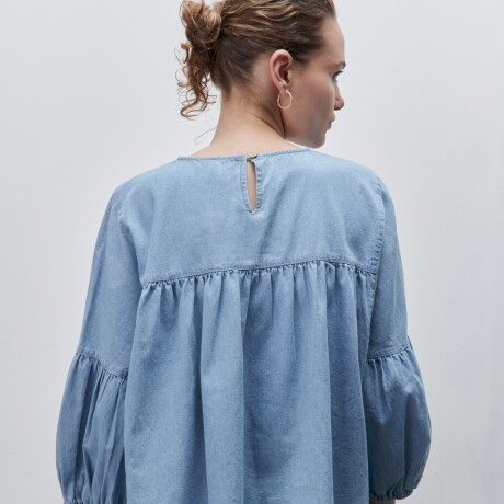 BLUSA RODY Celeste