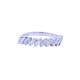 Anillo oro 18k blanco con brillantes baguette engarce 2 puntas. Anillo oro 18k blanco con brillantes baguette engarce 2 puntas.