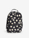 Mochilas Urbanas Nylon Mochila Con Bolsillo Delantero Y Laterales. - Estampado Flores
