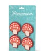 Set de 4 clips para cerrar bolsas Hongos