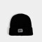 Gorro Clasico Gorro Tejido Con Tag - Negro