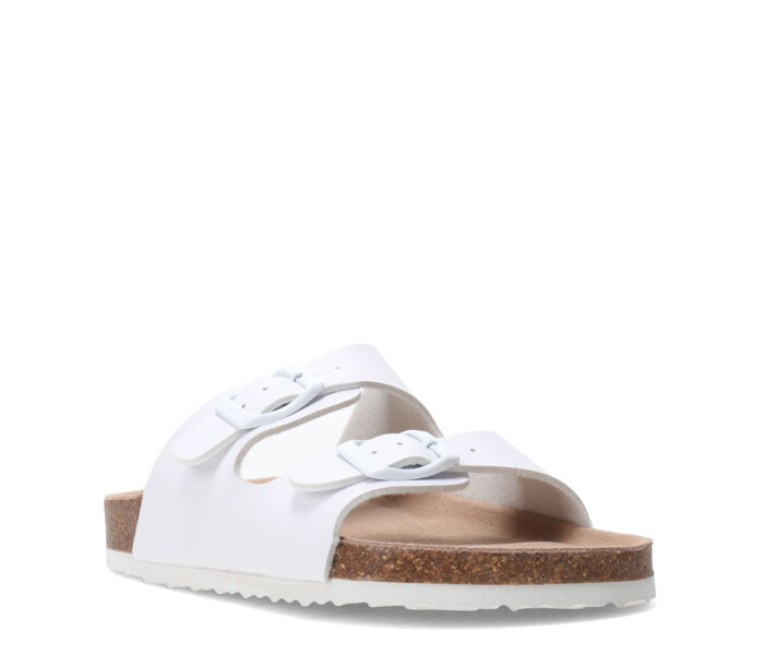 Sandalia RILEY descalza con hebillas White
