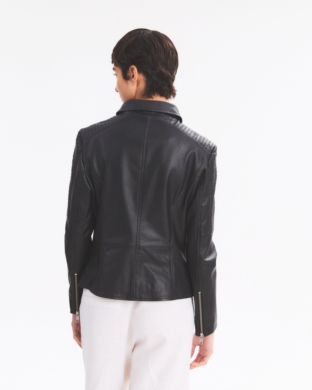 Campera Lavanda Negro