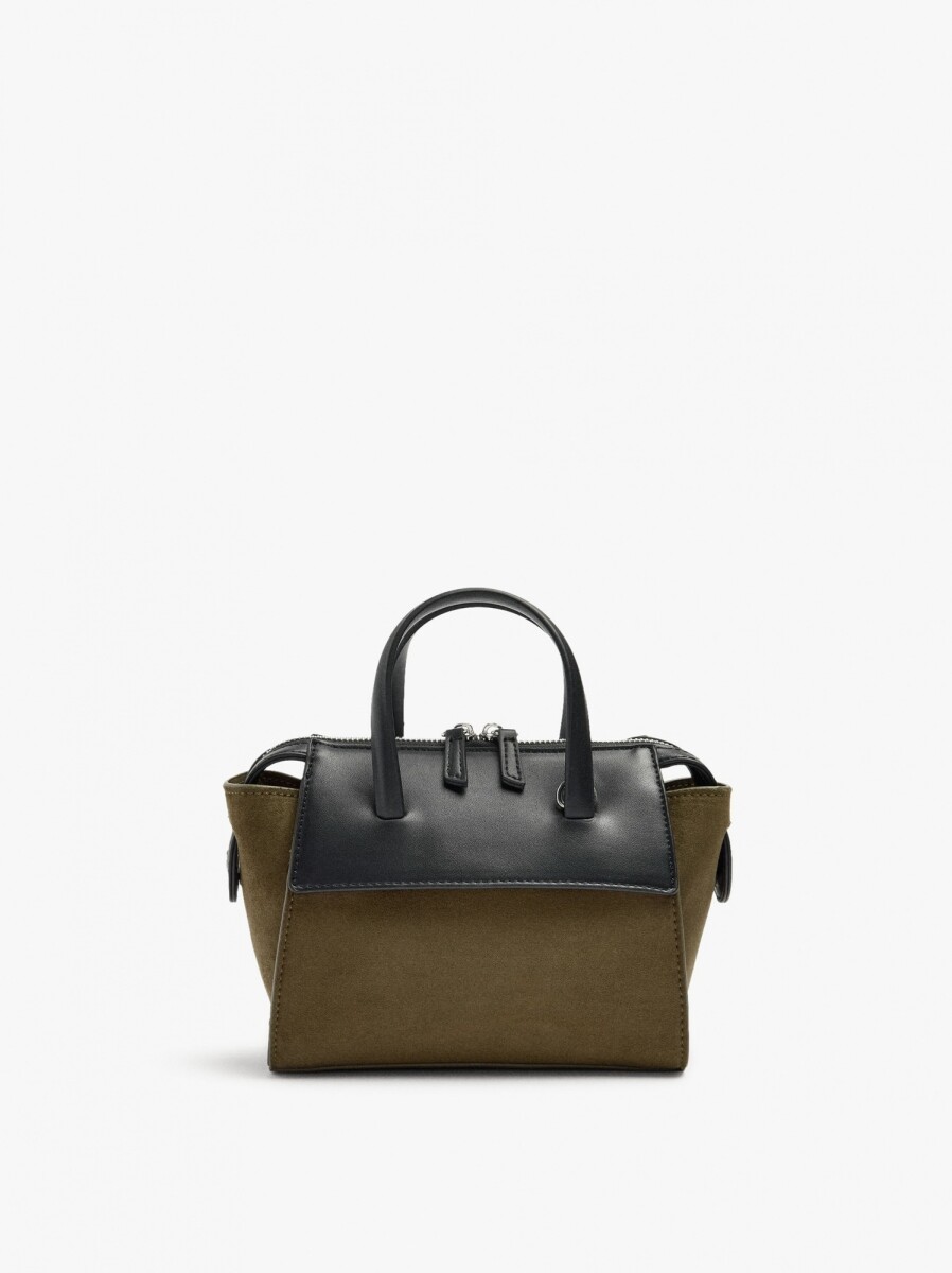 Bolso Tote Con Bandolera - multicolor 