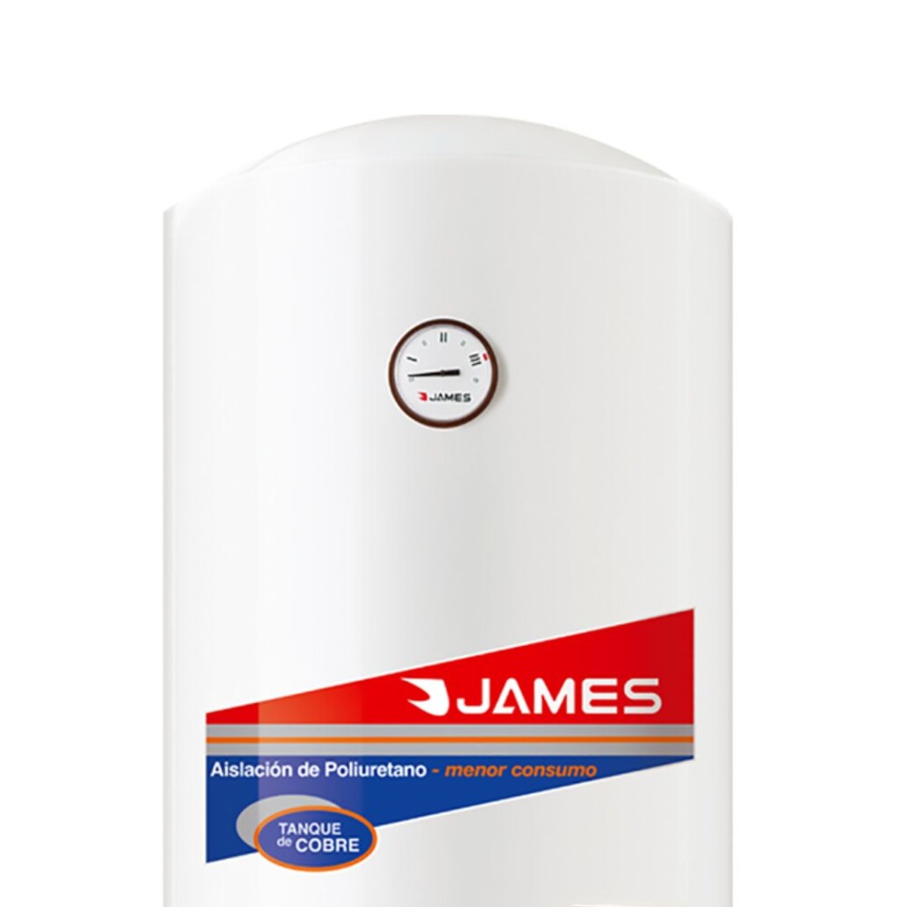 Calefón Termotanque Cilíndrico 110L - Modelo de Cobre - James Calefón Termotanque Cilíndrico 110L - Modelo de Cobre - James
