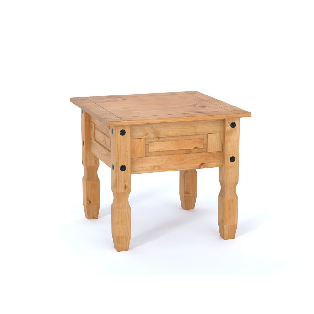 Mesa de living lateral - Linea mexicana Natural