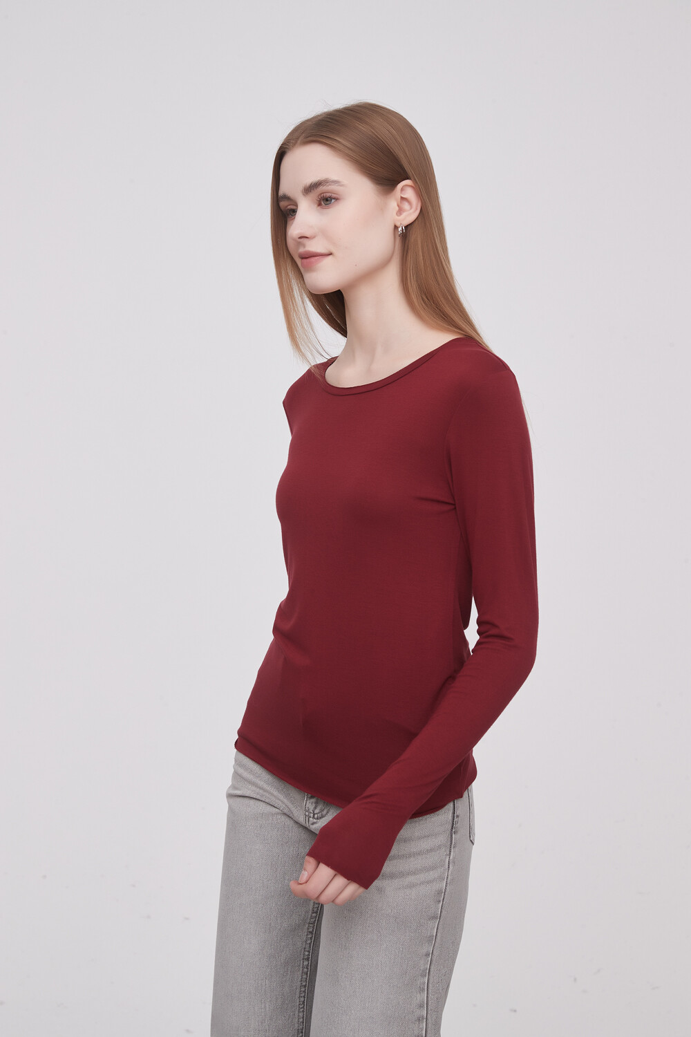 Remera Rimba Bordeaux