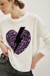 Remera Heart Animal Crudo
