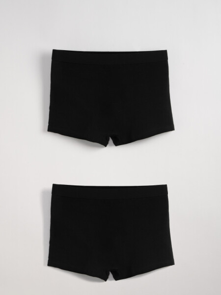 Boxer algodón corto Negro