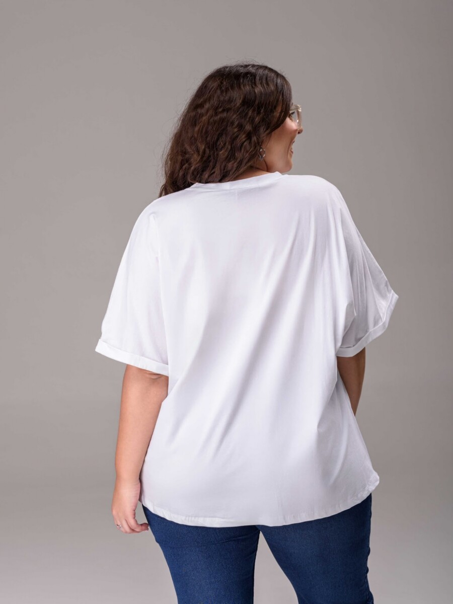 Remera Calada Blanco