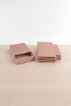 Pack x 20 unid - caja 13 eco tipo caja fosforo 10x14x3 cm. NUDE