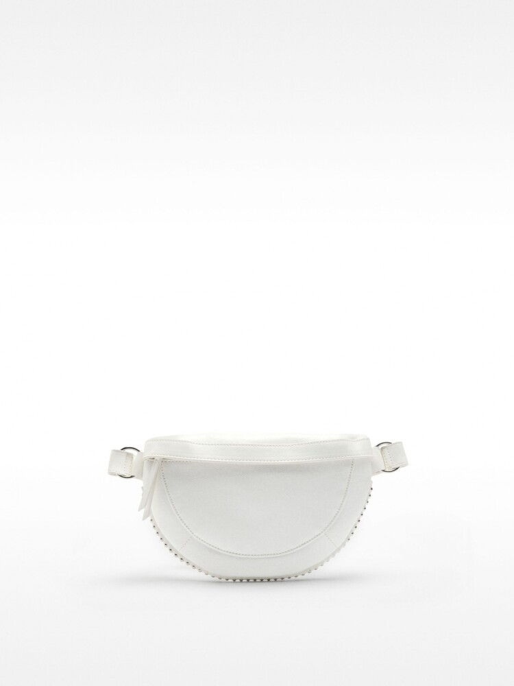 Riñonera De Textura blanco