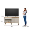 Rack Rubi TV 50" Nature/Off White Rack Rubi TV 50" Nature/Off White