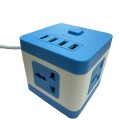 Alargue De Enchufes En Forma De Cubo Celeste