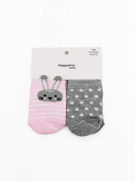 MEDIAS BEBE PACK X 2 VARIANTE 1