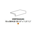 VIERTEAGUAS MONTE TORTOLA 15X30 / 4 CM Vierteaguas Monte Tortola 15x30 / 4 Cm
