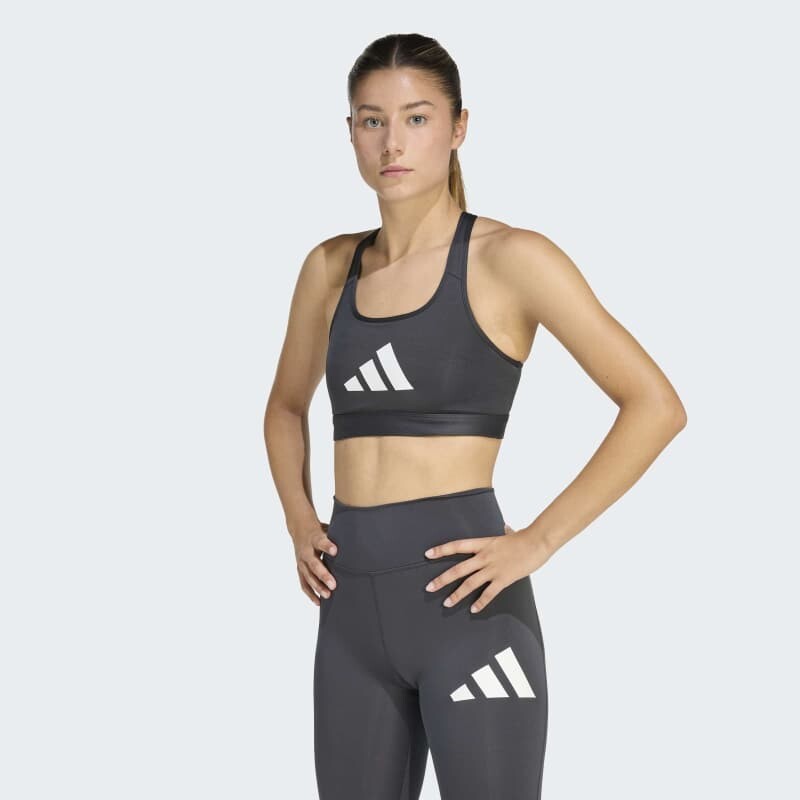 Top Adidas Powerreact Big Logo Gris